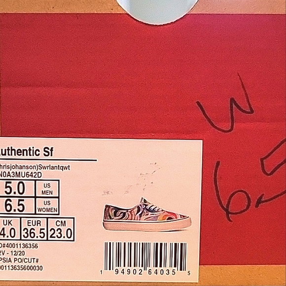 Vans Shoes Special Edition Chris Johanson Eco Ultra Range Exo Sneakers 6.5 - Picture 15 of 15